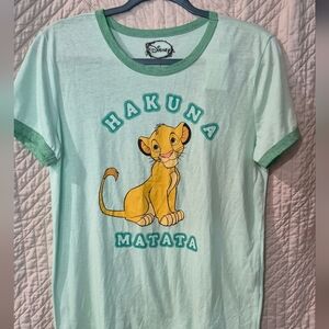 Disney Light Green Simba Hakuna Matata Tee
